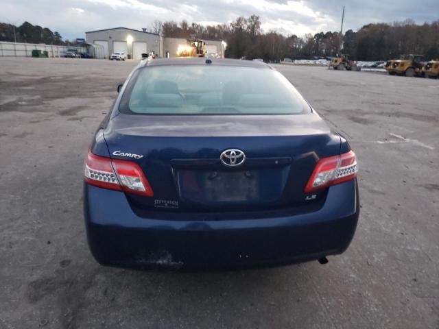 4T1BF3EK4BU639248 - 2011 TOYOTA CAMRY BASE BLUE photo 6