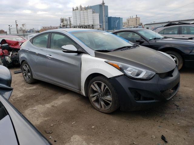 5NPDH4AE0FH598095 - 2015 HYUNDAI ELANTRA SE GRAY photo 4