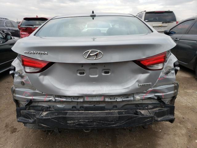 5NPDH4AE0FH598095 - 2015 HYUNDAI ELANTRA SE GRAY photo 6