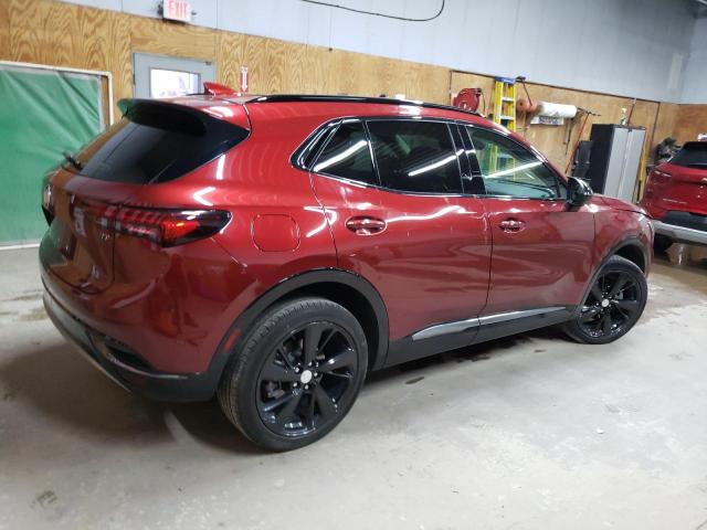 LRBFZPR42MD063080 - 2021 BUICK ENVISION ESSENCE წითელი ფოტო 3