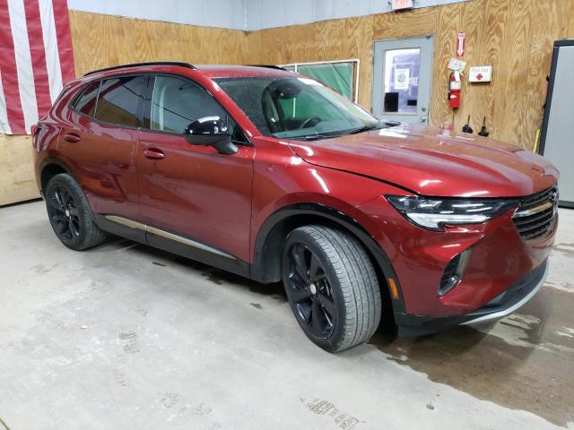 LRBFZPR42MD063080 - 2021 BUICK ENVISION ESSENCE წითელი ფოტო 4