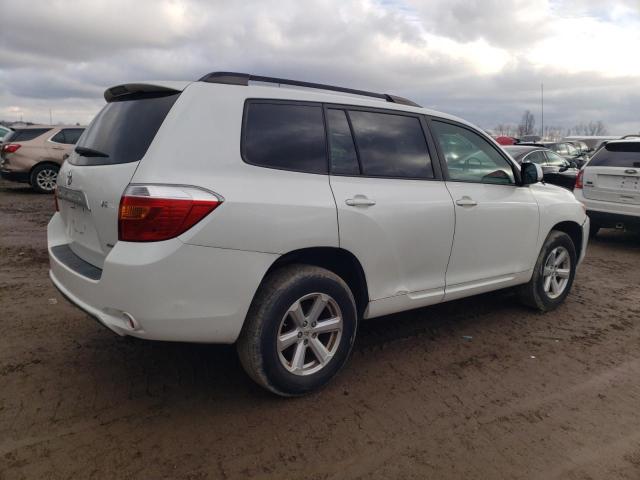 JTEES41A182075039 - 2008 TOYOTA HIGHLANDER WHITE photo 3