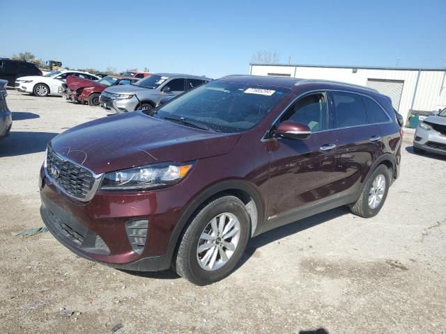 5XYPGDA30KG538589 - 2019 KIA SORENTO L BURGUNDY photo 1