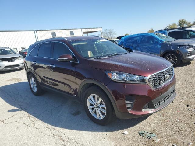 5XYPGDA30KG538589 - 2019 KIA SORENTO L BURGUNDY photo 4