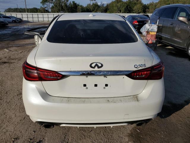 JN1EV7AP2JM366163 - 2018 INFINITI Q50 LUXE WHITE photo 6