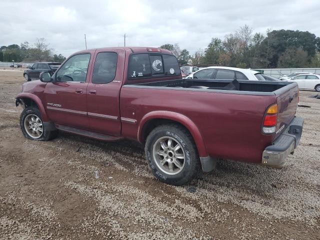 5TBRT3811YS091360 - 2000 TOYOTA TUNDRA ACCESS CAB LIMITED RED photo 2