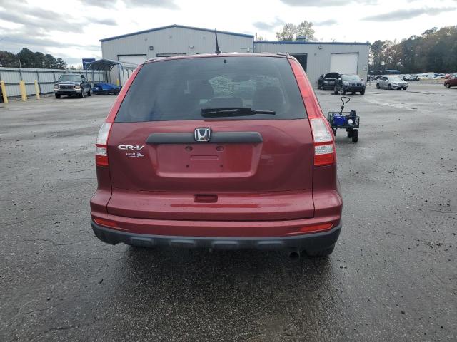 JHLRE3H30AC011270 - 2010 HONDA CR-V LX RED photo 6