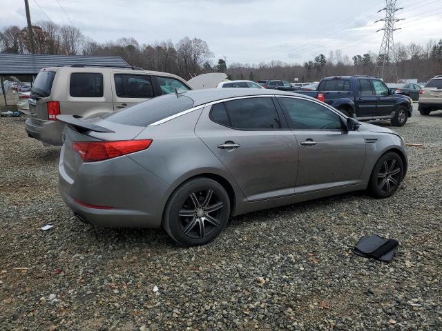 5XXGN4A77DG182495 - 2013 KIA OPTIMA EX GRAY photo 3