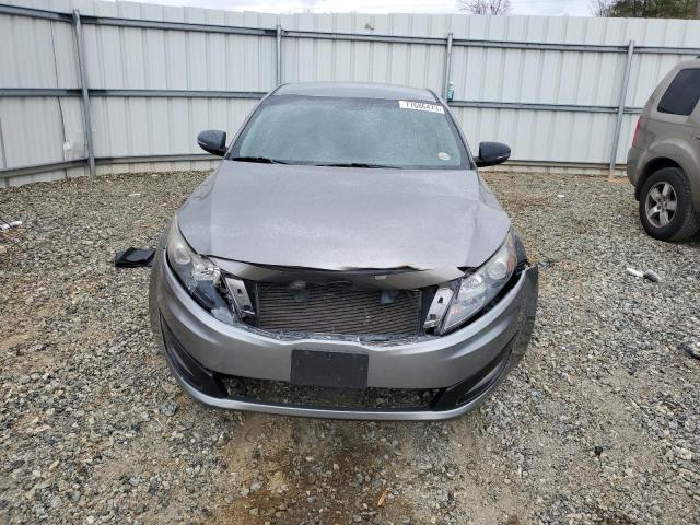 5XXGN4A77DG182495 - 2013 KIA OPTIMA EX GRAY photo 5