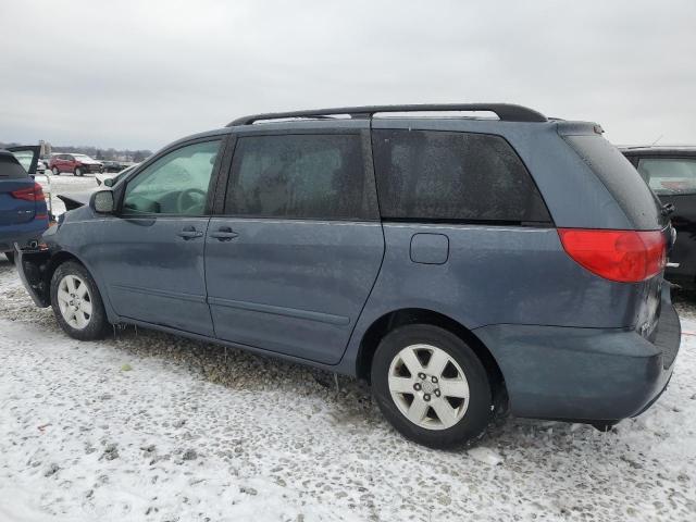 5TDZK23CX8S160799 - 2008 TOYOTA SIENNA CE BLUE photo 2