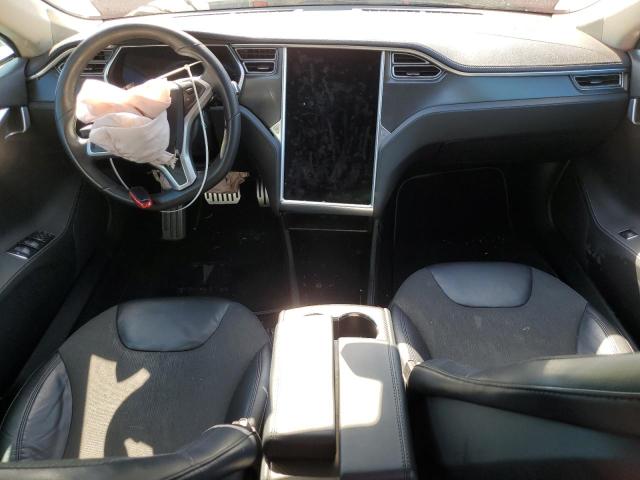 5YJSA1CP6DFP25730 - 2013 TESLA MODEL S RED photo 8