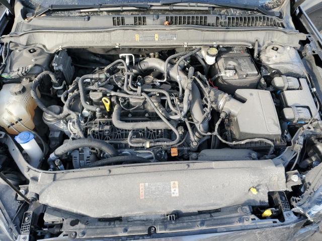 3FA6P0HD7LR122989 - 2020 FORD FUSION SE GRAY photo 11