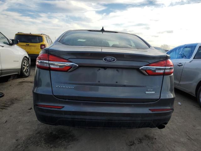 3FA6P0HD7LR122989 - 2020 FORD FUSION SE GRAY photo 6