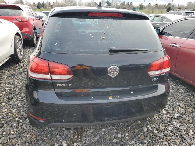 WVWMM7AJ6DW058820 - 2013 VOLKSWAGEN GOLF შავი ფოტო 6