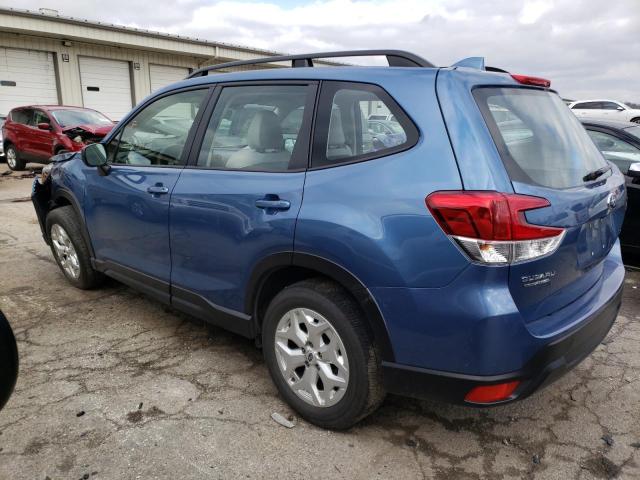 JF2SKADCXLH568390 - 2020 SUBARU FORESTER BLUE photo 2