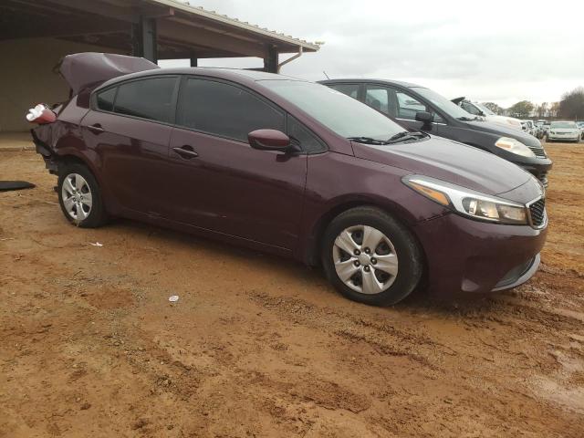 3KPFK4A71JE258186 - 2018 KIA FORTE LX MAROON photo 4