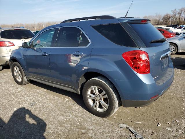 2CNALDEC9B6447602 - 2011 CHEVROLET EQUINOX LT BLUE photo 2