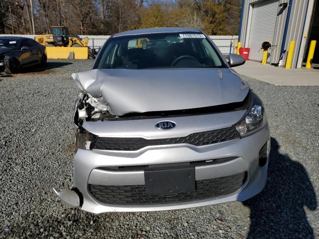 3KPA24AD4LE256404 - 2020 KIA RIO LX SILVER photo 5