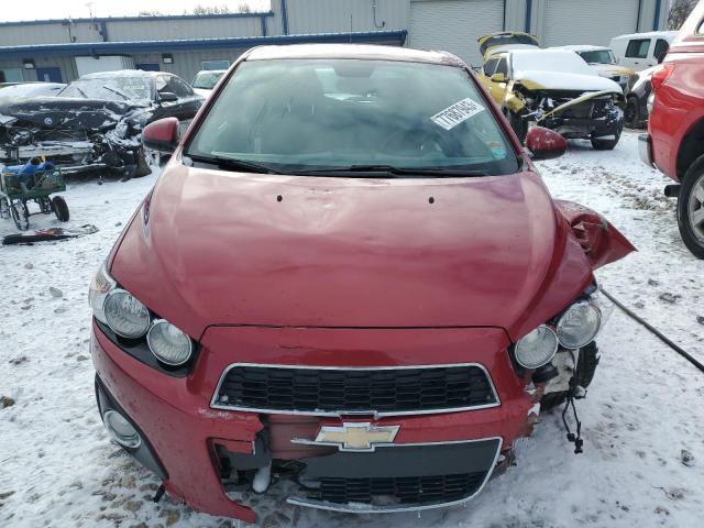 1G1JC6SH4D4128203 - 2013 CHEVROLET SONIC LT RED photo 5