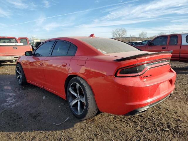 2C3CDXCT2GH258448 - 2016 DODGE CHARGER R/T RED photo 2