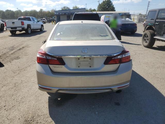 1HGCR2F89HA080790 - 2017 HONDA ACCORD EXL GOLD photo 6