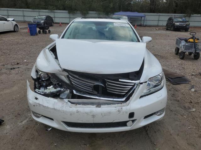 JTHBL5EF3A5095716 - 2010 LEXUS LS 460 WHITE photo 5