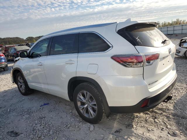 5TDKKRFH0FS103011 - 2015 TOYOTA HIGHLANDER XLE WHITE photo 2