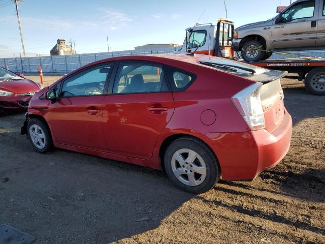 JTDKN3DU7A0025763 - 2010 TOYOTA PRIUS RED photo 2