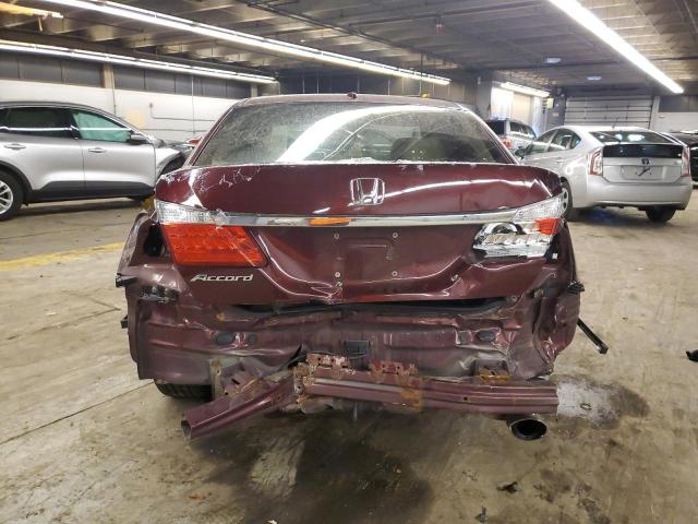 1HGCR2F86FA030166 - 2015 HONDA ACCORD EXL MAROON photo 6