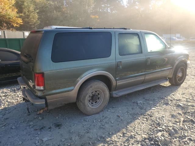 1FMNU42L91EA78236 - 2001 FORD EXCURSION LIMITED GREEN photo 3