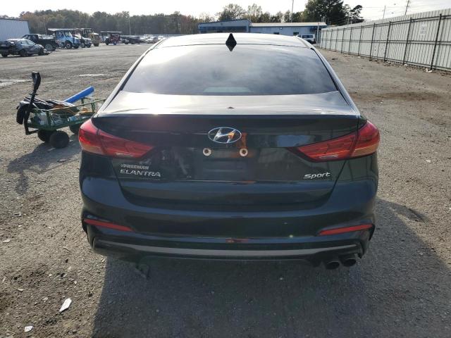 KMHD04LB9JU509077 - 2018 HYUNDAI ELANTRA SPORT BLACK photo 6