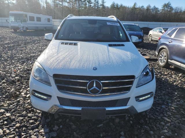 4JGDA5HB4CA003138 - 2012 MERCEDES-BENZ ML 350 4MATIC WHITE photo 5