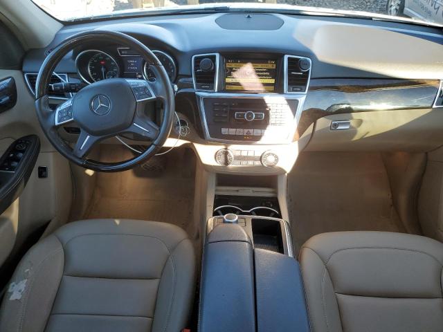 4JGDA5HB4CA003138 - 2012 MERCEDES-BENZ ML 350 4MATIC WHITE photo 8