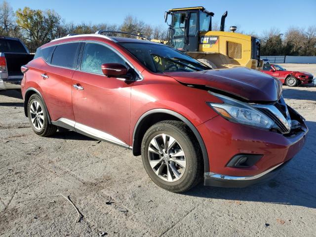 5N1AZ2MG2FN280282 - 2015 NISSAN MURANO S BURGUNDY photo 4