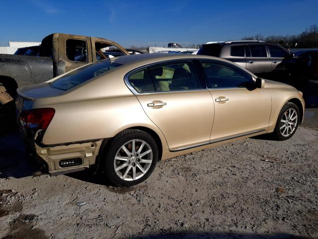 JTHCE96S270011828 - 2007 LEXUS GS 350 GOLD photo 3