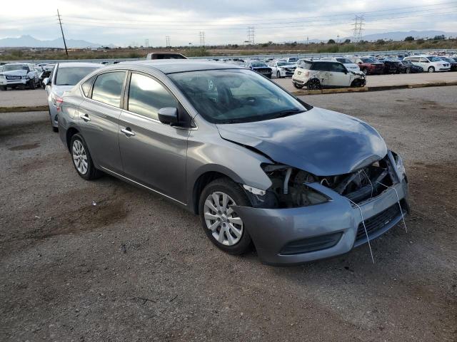 3N1AB7AP4FY344340 - 2015 NISSAN SENTRA S CHARCOAL photo 4