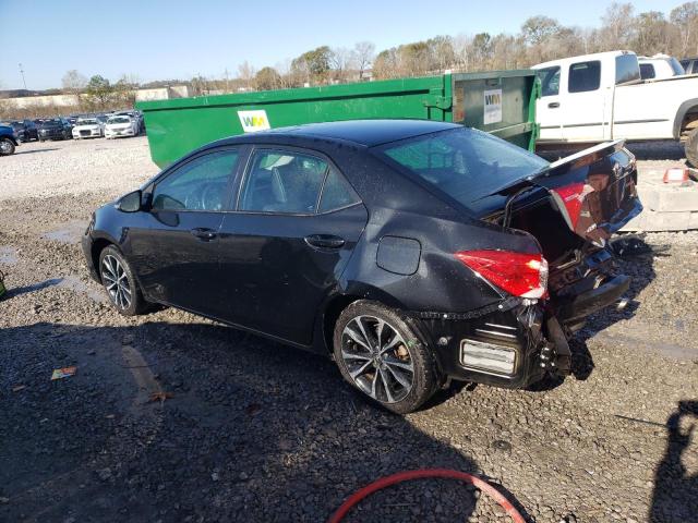 5YFBURHE2HP641881 - 2017 TOYOTA COROLLA L BLACK photo 2