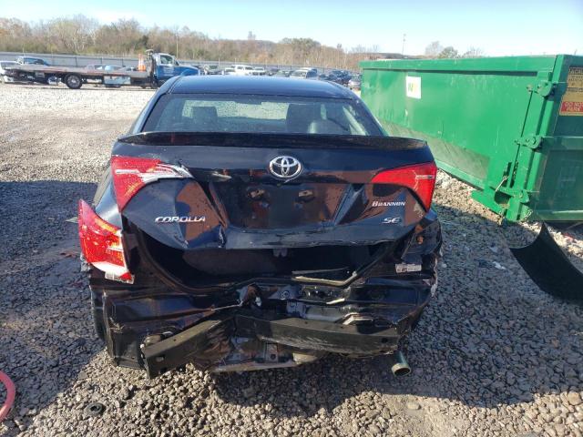 5YFBURHE2HP641881 - 2017 TOYOTA COROLLA L BLACK photo 6