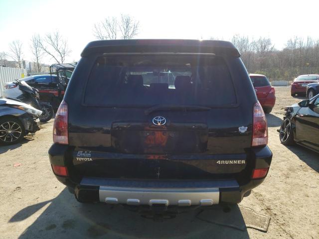 JTEBT14R940038472 - 2004 TOYOTA 4RUNNER SR5 BLACK photo 6