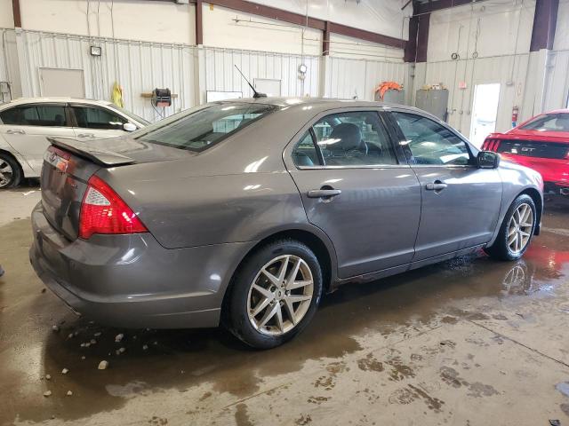 3FAHP0JA4BR233572 - 2011 FORD FUSION SEL GRAY photo 3