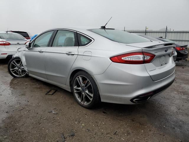 3FA6P0K97FR158142 - 2015 FORD FUSION TITANIUM SILVER photo 2