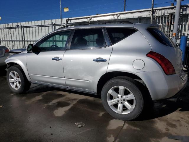 JN8AZ08W17W644587 - 2007 NISSAN MURANO SL SILVER photo 2