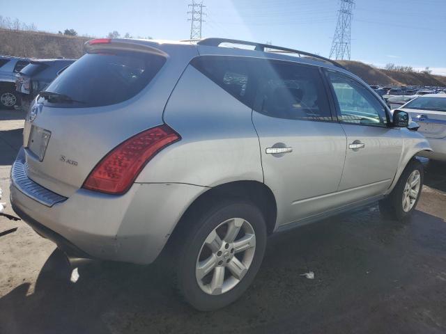 JN8AZ08W17W644587 - 2007 NISSAN MURANO SL SILVER photo 3