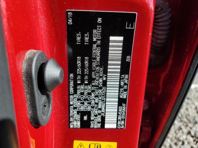 JTJBARBZ1J2177620 - 2018 LEXUS NX 300 BASE Qırmızı foto 13