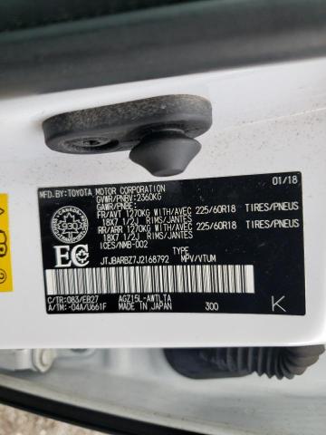 JTJBARBZ7J2168792 - 2018 LEXUS NX 300 BASE 白色 照片 13