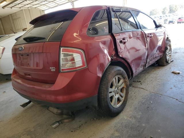 2FMDK48C18BA86992 - 2008 FORD EDGE SEL MAROON photo 3