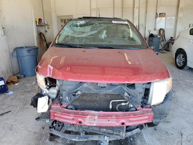 2FMDK48C18BA86992 - 2008 FORD EDGE SEL MAROON photo 5