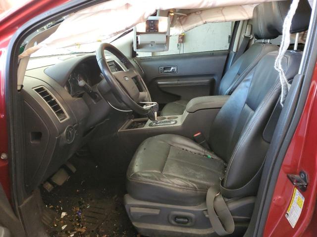 2FMDK48C18BA86992 - 2008 FORD EDGE SEL MAROON photo 7