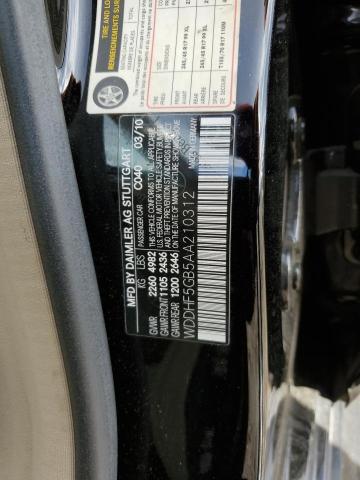 WDDHF5GB5AA210312 - 2010 MERCEDES-BENZ E 350 BLACK photo 12