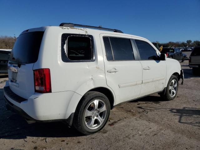 5FNYF3H66EB006244 - 2014 HONDA PILOT EXL WHITE photo 3